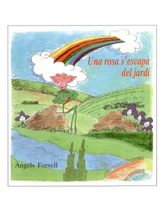 Una rosa s'escapa del jardí