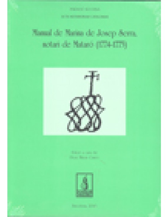 Manual de Marina de Josep Serra, Notari de Mataró (1774-1775)