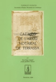 Catàleg de l'Arxiu Notarial de Terrassa