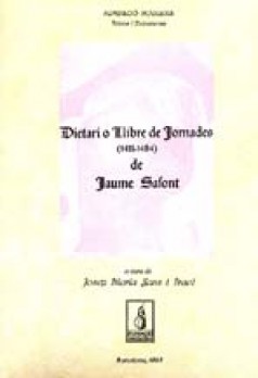 Dietari o Llibre de Jornades (1411-1484) de Jaume Safont