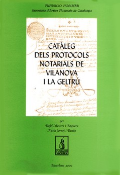 Catàleg de protocols notarials de Vilanova i la Geltrú