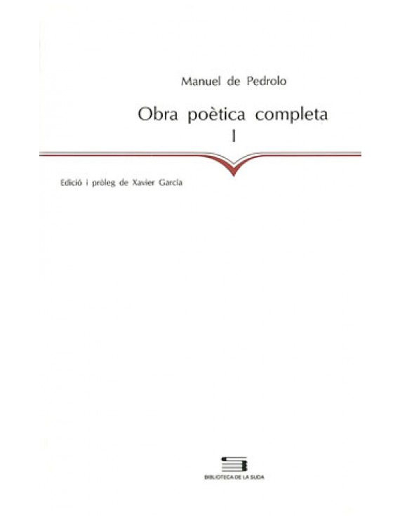 Obra poètica completa, I