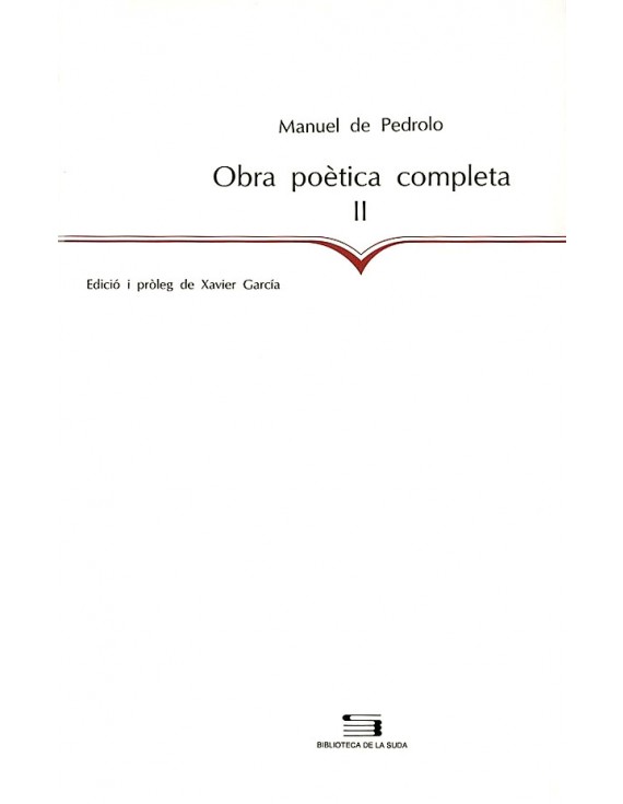 Obra poètica completa, II