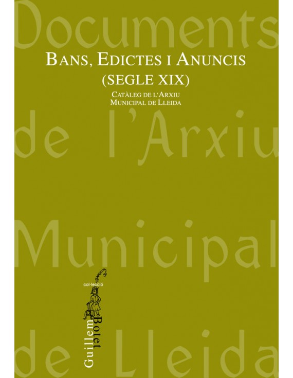 Bans, Edictes i Anuncis (Segle XIX)