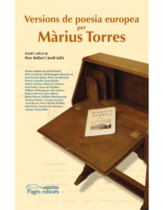 Versions de poesia europea per Màrius Torres