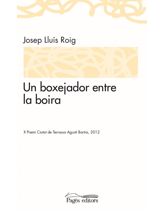 Un boxejador entre la boira