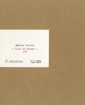 Màrius Torres. Tries de poemes, 1938