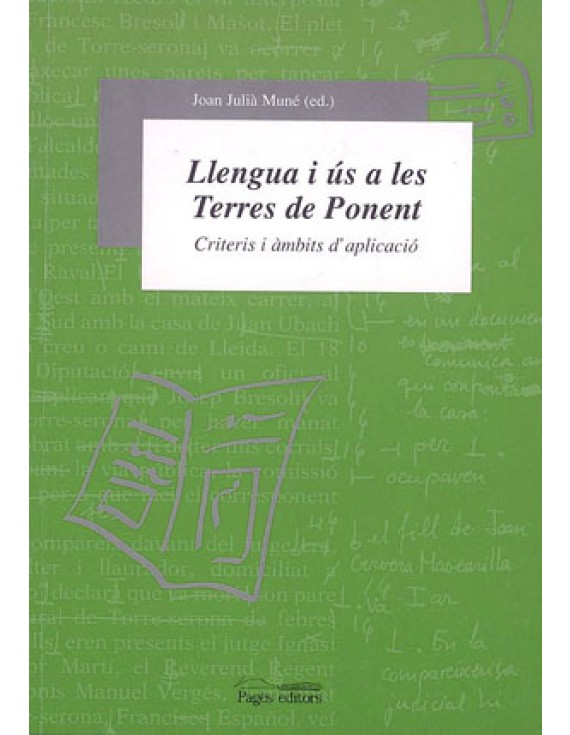 Llengua i ús a les Terres de Ponent