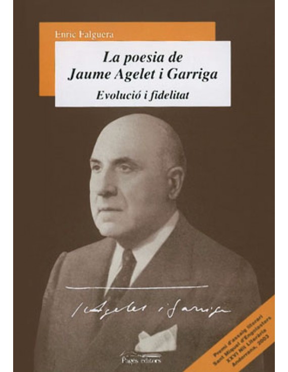 La poesia de Jaume Agelet i Garriga